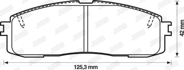 TRW GDB872S - Brake Pad Set, disc brake autospares.lv