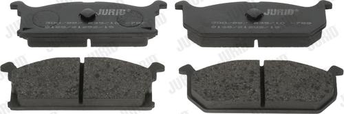 Jurid 572261J - Brake Pad Set, disc brake autospares.lv