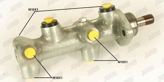 Jurid 131709J - Brake Master Cylinder autospares.lv