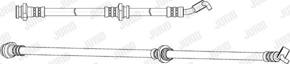 Jurid 173139J - Brake Hose autospares.lv