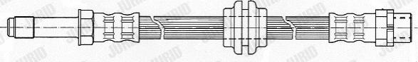 Jurid 172482J - Brake Hose autospares.lv