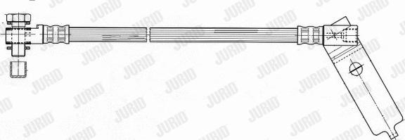 Jurid 172697J - Brake Hose autospares.lv