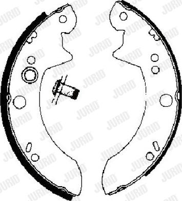 Jurid 361421J - Brake Shoe Set autospares.lv