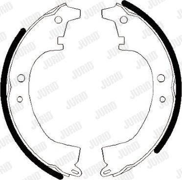 Jurid 361091J - Brake Shoe Set autospares.lv