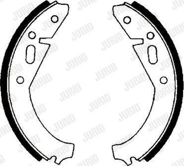 Jurid 361078J - Brake Shoe Set autospares.lv