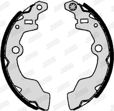 Jurid 362478J - Brake Shoe Set autospares.lv