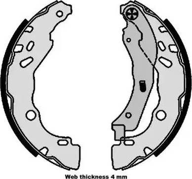 Jurid 362594J - Brake Shoe Set autospares.lv