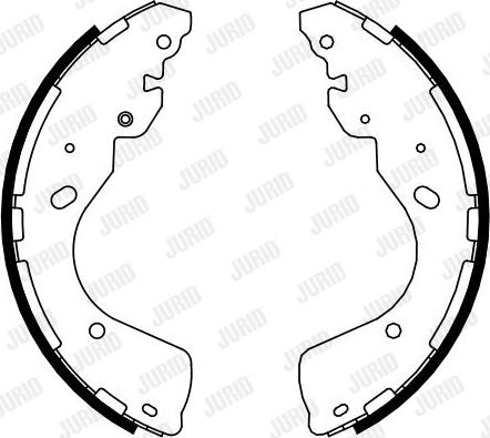 Jurid 362648J - Brake Shoe Set autospares.lv