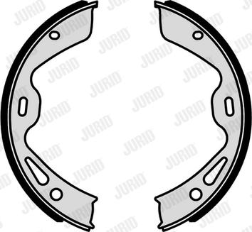 Jurid 362651J - Brake Shoe Set autospares.lv