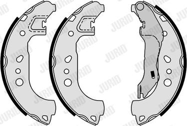 Jurid 362629J - Brake Shoe Set autospares.lv