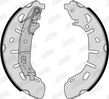 Jurid 362621J - Brake Shoe Set autospares.lv