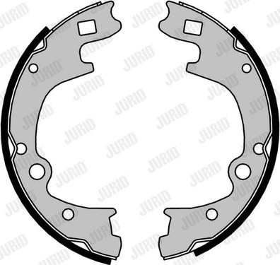 Jurid 362622J - Brake Shoe Set autospares.lv