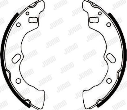 Jurid 362356J - Brake Shoe Set autospares.lv