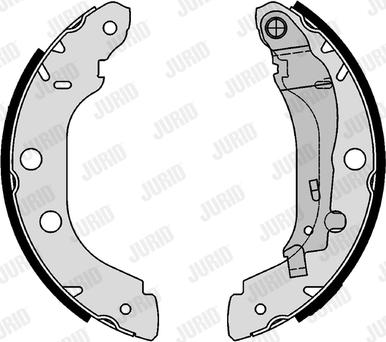 Jurid 362362J - Brake Shoe Set autospares.lv