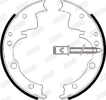 Jurid 362314J - Brake Shoe Set autospares.lv