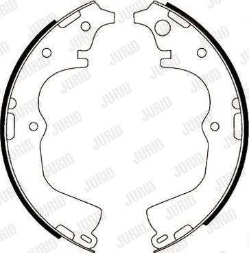 Jurid 362339J - Brake Shoe Set autospares.lv