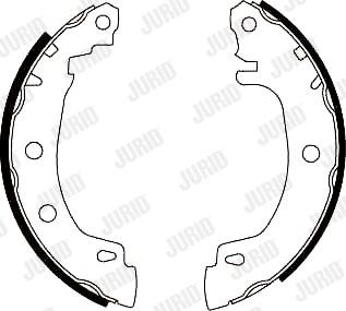 Jurid 362320J - Brake Shoe Set autospares.lv