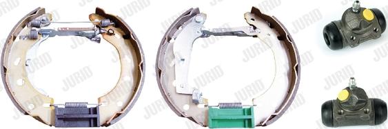 Jurid 381474J - Brake Shoe Set autospares.lv