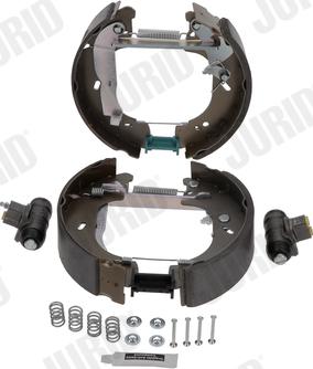 Jurid 381369J - Brake Shoe Set autospares.lv