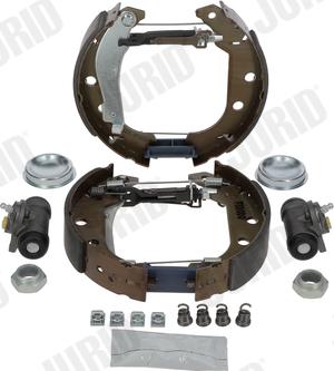 Jurid 381362J - Brake Shoe Set autospares.lv