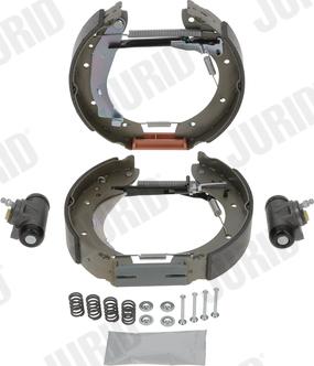 Jurid 381388J - Brake Shoe Set autospares.lv