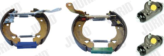 Jurid 381374J - Brake Shoe Set autospares.lv