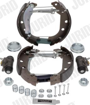 Jurid 381373J - Brake Shoe Set autospares.lv