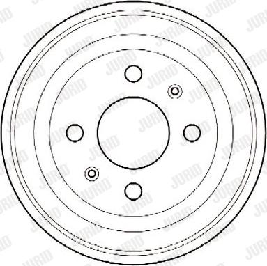 Jurid 329000J - Brake Drum autospares.lv