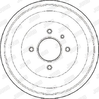 Jurid 329029J - Brake Drum autospares.lv