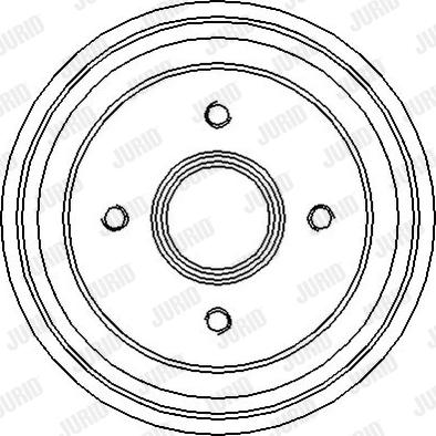 Jurid 329107J - Brake Drum autospares.lv