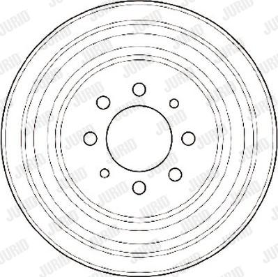 Jurid 329108J - Brake Drum autospares.lv