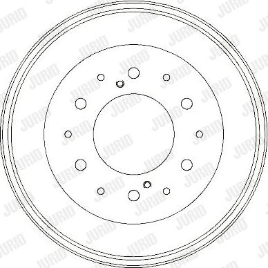 Jurid 329271J - Brake Drum autospares.lv