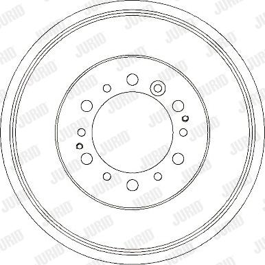 Jurid 329273J - Brake Drum autospares.lv