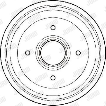 Jurid 329701J - Brake Drum autospares.lv