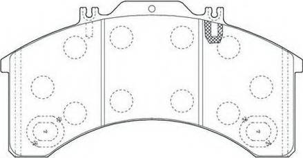 Jurid 2901109560 - Brake Pad Set, disc brake autospares.lv