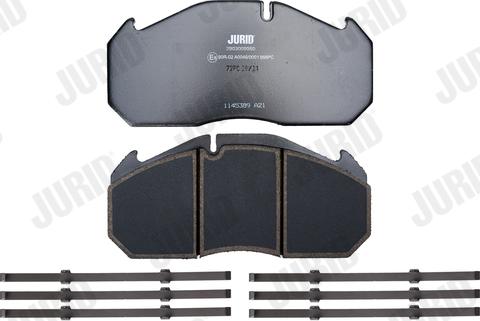 Jurid 2903009560 - Brake Pad Set, disc brake autospares.lv