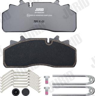 Jurid 2915905390 - Brake Pad Set, disc brake autospares.lv