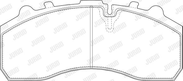 Jurid 2910815390 - Brake Pad Set, disc brake autospares.lv