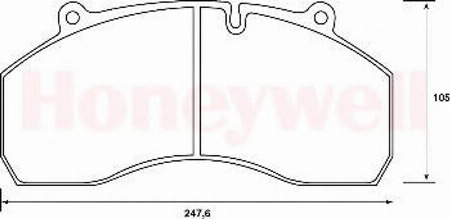 Jurid 2912009560 - Brake Pad Set, disc brake autospares.lv