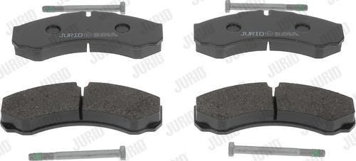 Jurid 2912104531 - Brake Pad Set, disc brake autospares.lv