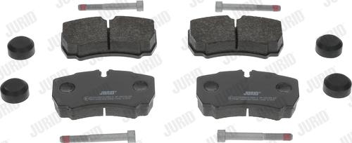 Jurid 2912309560 - Brake Pad Set, disc brake autospares.lv