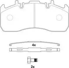 Jurid 2917709560 - Brake Pad Set, disc brake autospares.lv