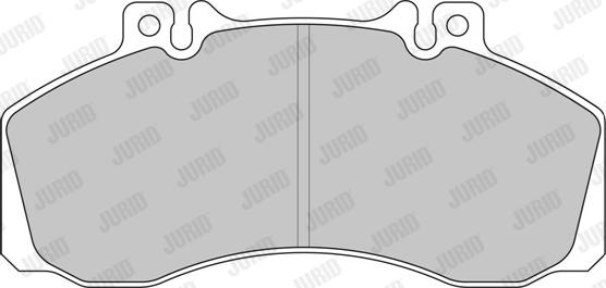 Jurid 2983509560 - Brake Pad Set, disc brake autospares.lv