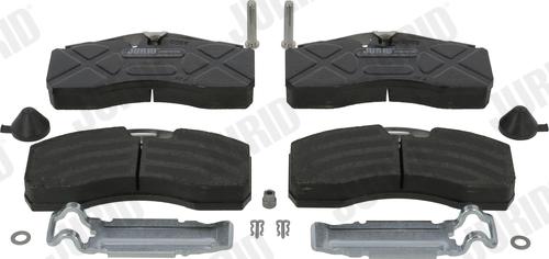 Jurid 2928705390 - Brake Pad Set, disc brake autospares.lv