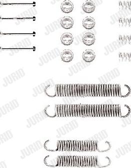 Jurid 771059J - Accessory Kit, brake shoes autospares.lv