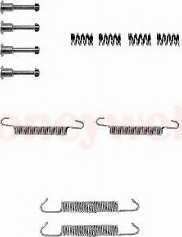 Jurid 771063J - Accessory Kit, parking brake shoes autospares.lv