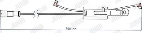 Jurid FAI178 - Warning Contact, brake pad wear autospares.lv