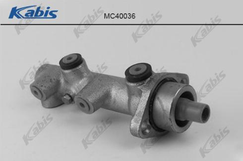 KABIS MC40036 - Brake Master Cylinder autospares.lv