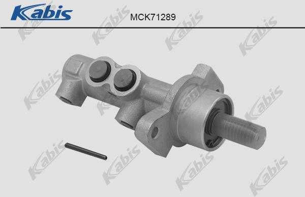 KABIS MCK71289 - Brake Master Cylinder autospares.lv