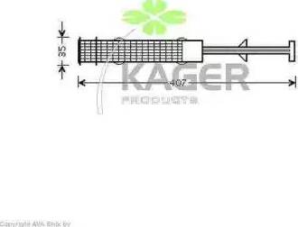 Kager 945438 - Dryer, air conditioning autospares.lv